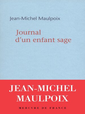 cover image of Journal d'un enfant sage